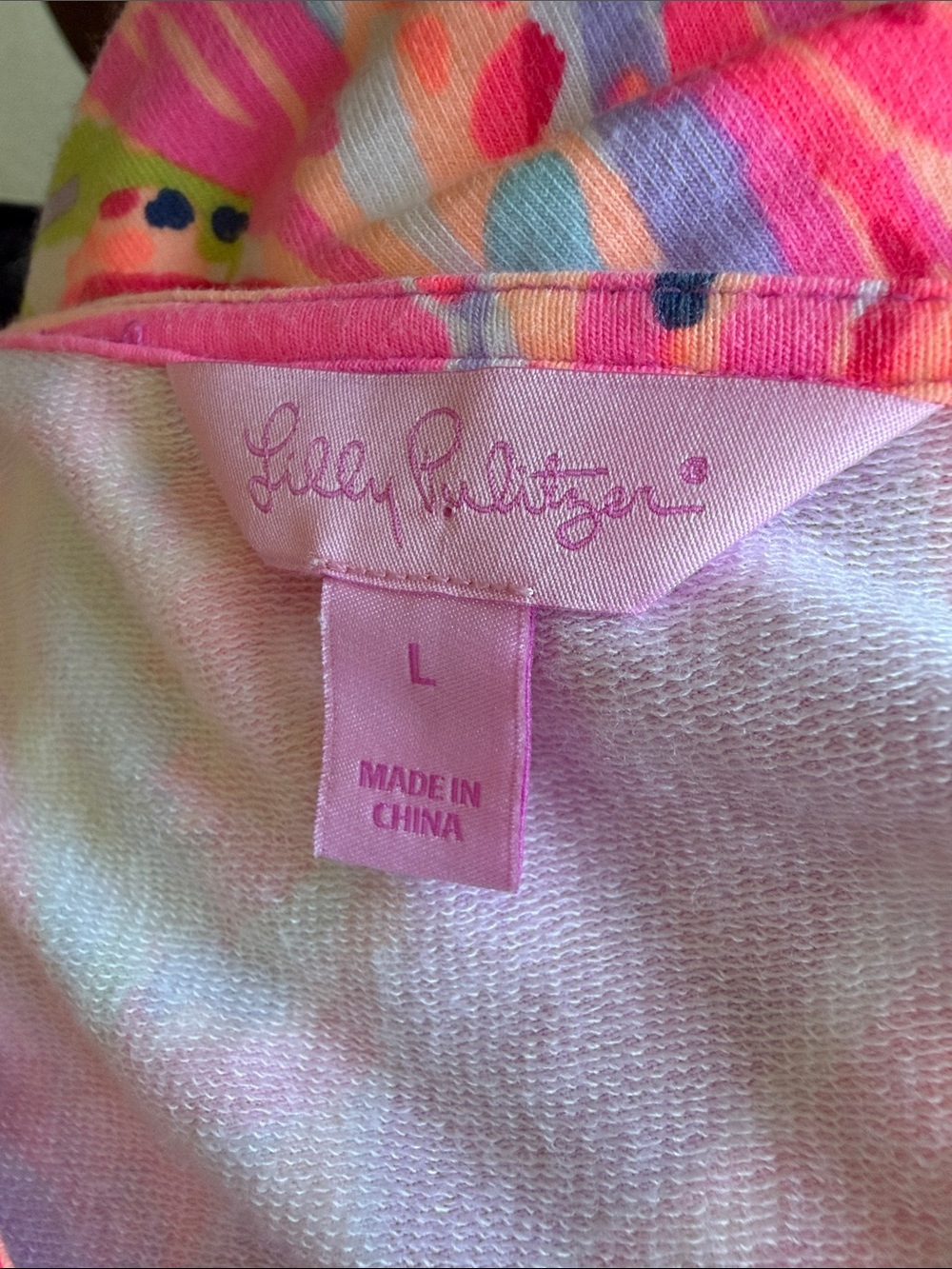 Lilly Pulitzer Tammy Dress Sz. L Amethyst Sunseeker, 38” L